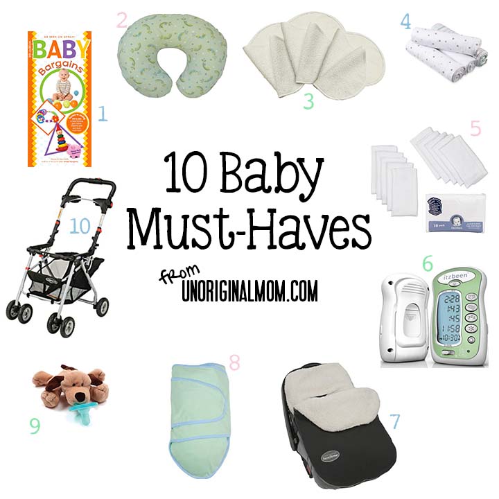 Baby Checklists: 10 Baby Must Haves - unOriginal Mom