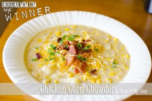 Review: Chicken Corn Chowder - unOriginal Mom