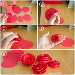 DIY Paper Rosette Wreath (with Free Cut File!) - unOriginal Mom