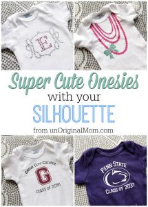 Super Cute Onesies with your Silhouette & A Silhouette Promotion ...