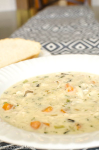 Easy Chicken and Wild Rice Soup - unOriginal Mom