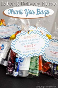 Labor and Delivery Nurse Thank You Bags - unOriginal Mom