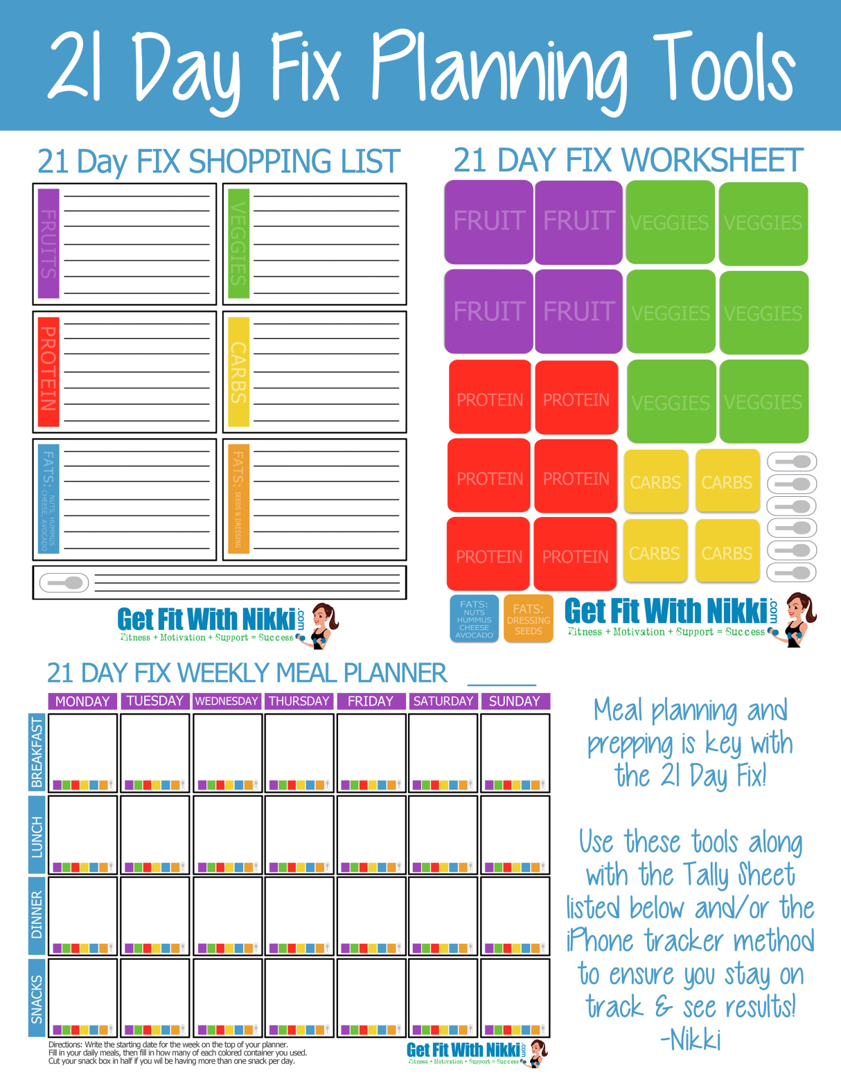 21-Day Fix Meal Plan, Recipes, and Grocery List - Ally's Cooking