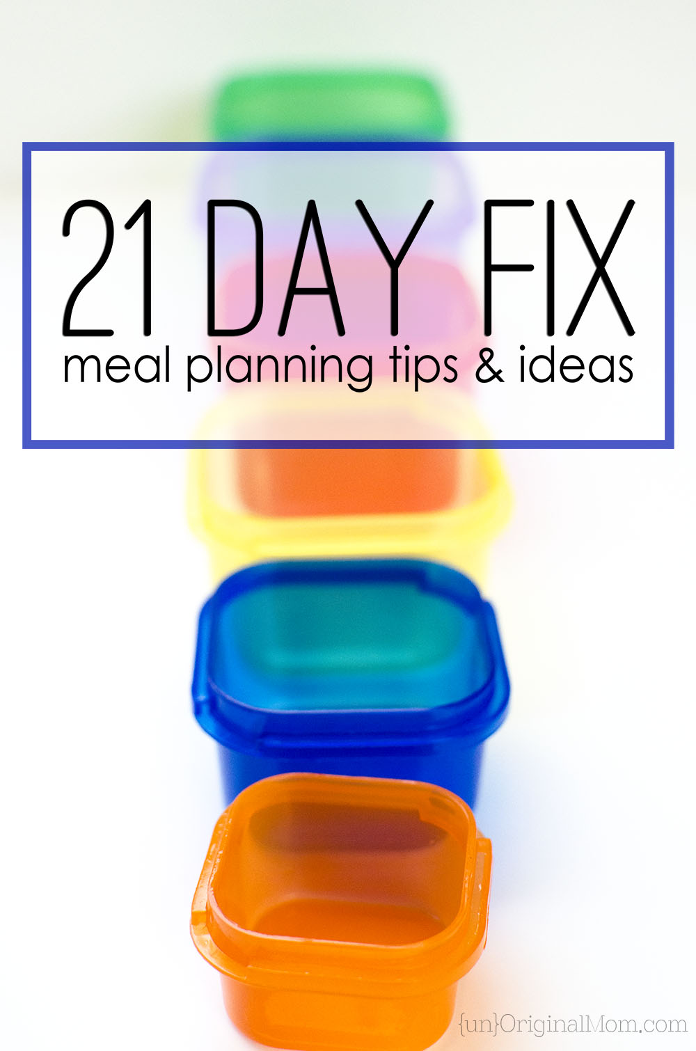21 day fix eating plan