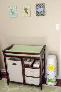 Diaper Genie Makeover with Vinyl - unOriginal Mom