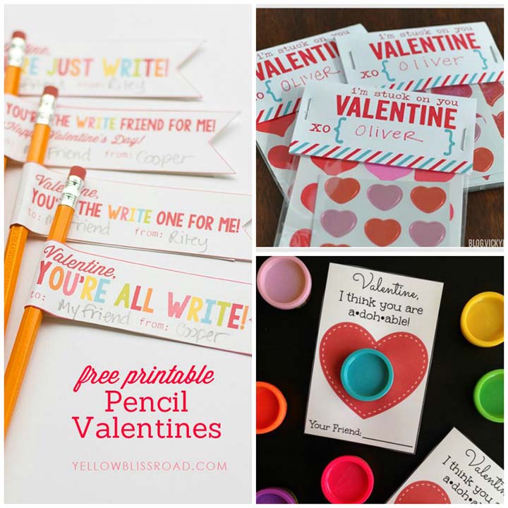 50 Free Printable Non-Candy Valentines - unOriginal Mom