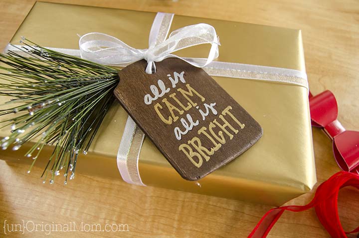 DIY Engraved Gift Tags with Chipboard - PRACTICAL & PRETTY