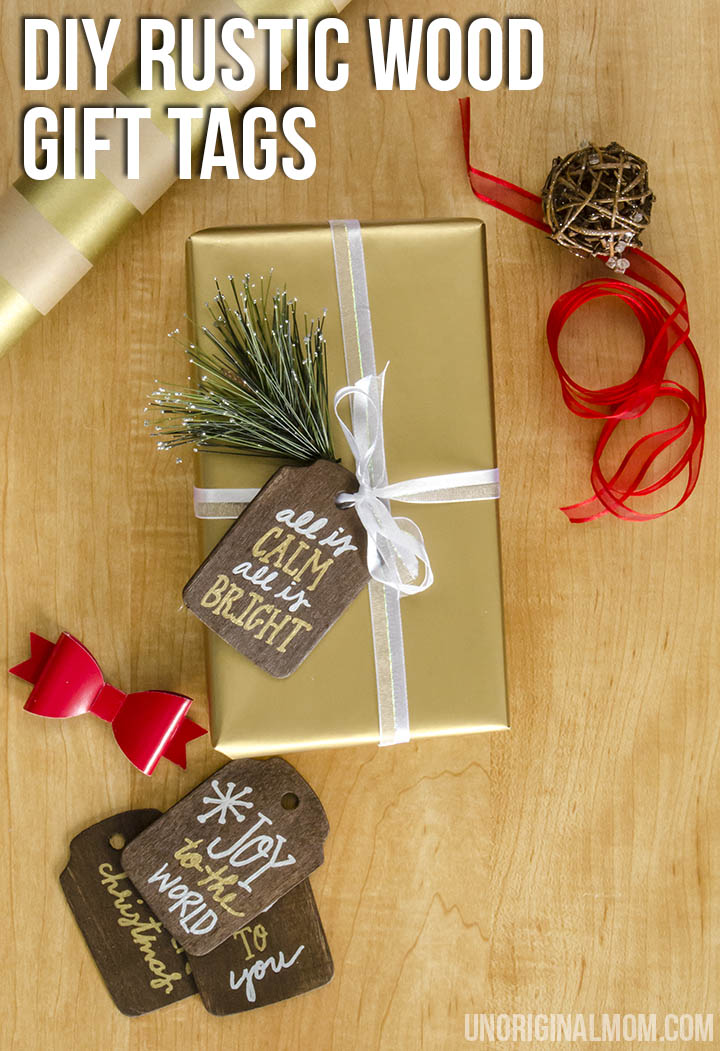 Holiday Wrapping Paper Gift Tags - See Vanessa Craft