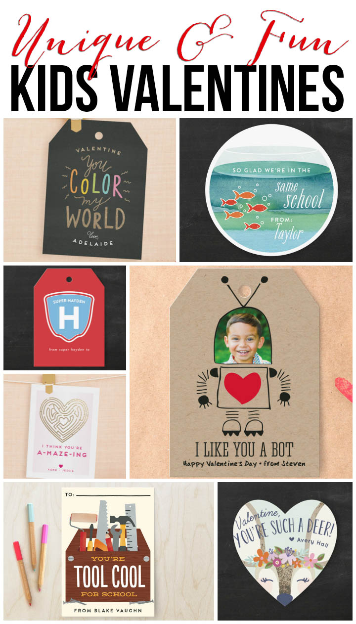 Unique and Fun Kids Valentines Day Cards - and a Giveaway! - unOriginal Mom