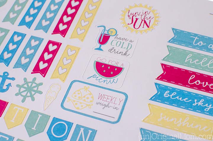 Colorful Planner Stickers –