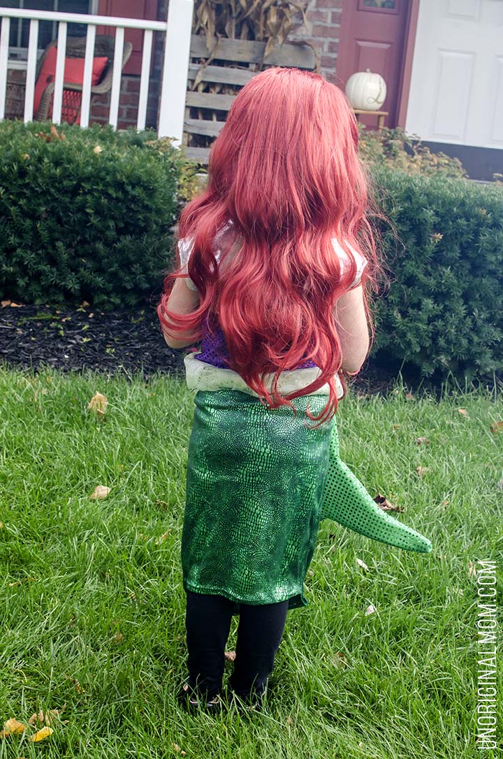 Last Minute Mermaid Halloween Costume