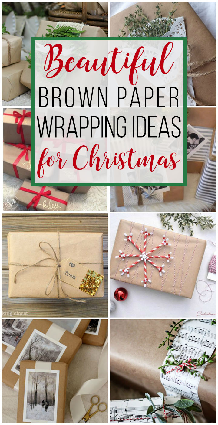 Scandi Christmas wrapping ideas. Black and white wrapping paper. A