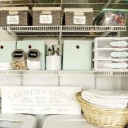 Multi-Purpose Laundry Closet Organization Solutions