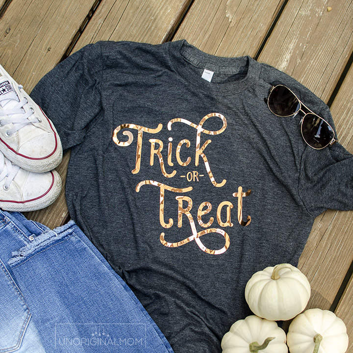 trick r treat tie front shirt