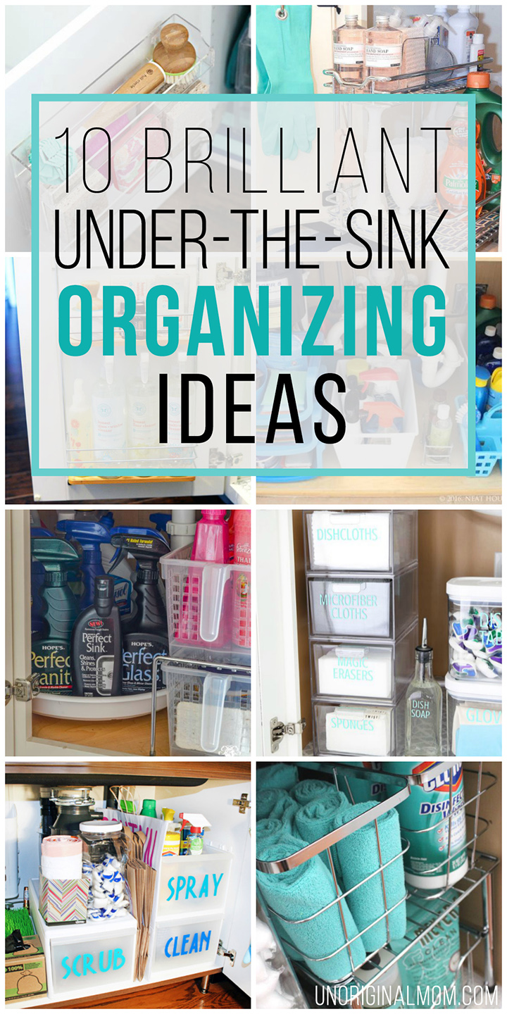 10 Brilliant Under the Sink Organization Ideas - unOriginal Mom