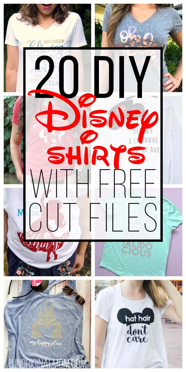 Download 20 Diy Disney Shirts With Free Cut Files Unoriginal Mom SVG, PNG, EPS, DXF File