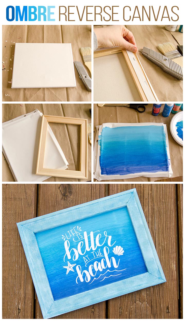 Sip and Paint Canvas Using Cricut and HTV! 