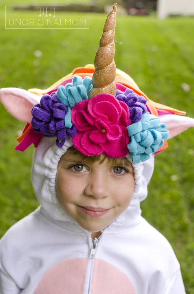 DIY Unicorn Hoodie Costume with Rainbow Tutu - Tutorial! - unOriginal Mom