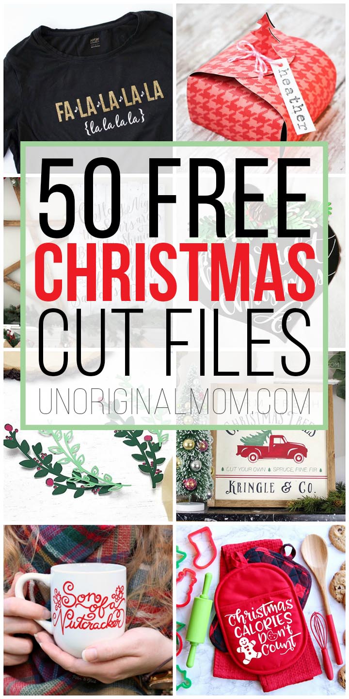 Download 50 Free Christmas Cut Files for Silhouette and Cricut!