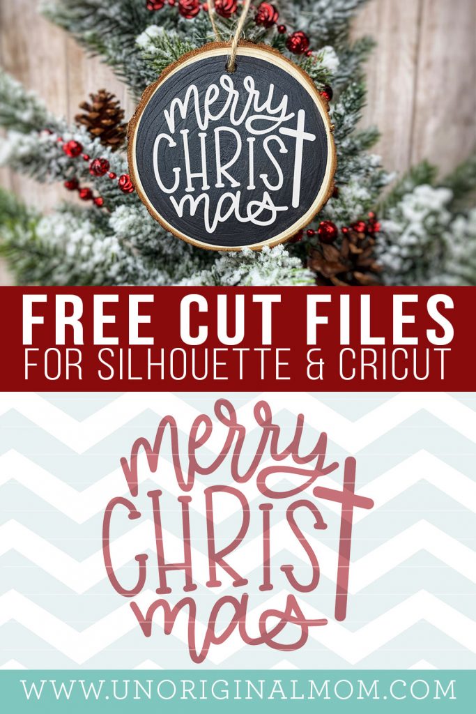 Free Ornament Svgs - Merry Christ-mas Cut File - Unoriginal Mom